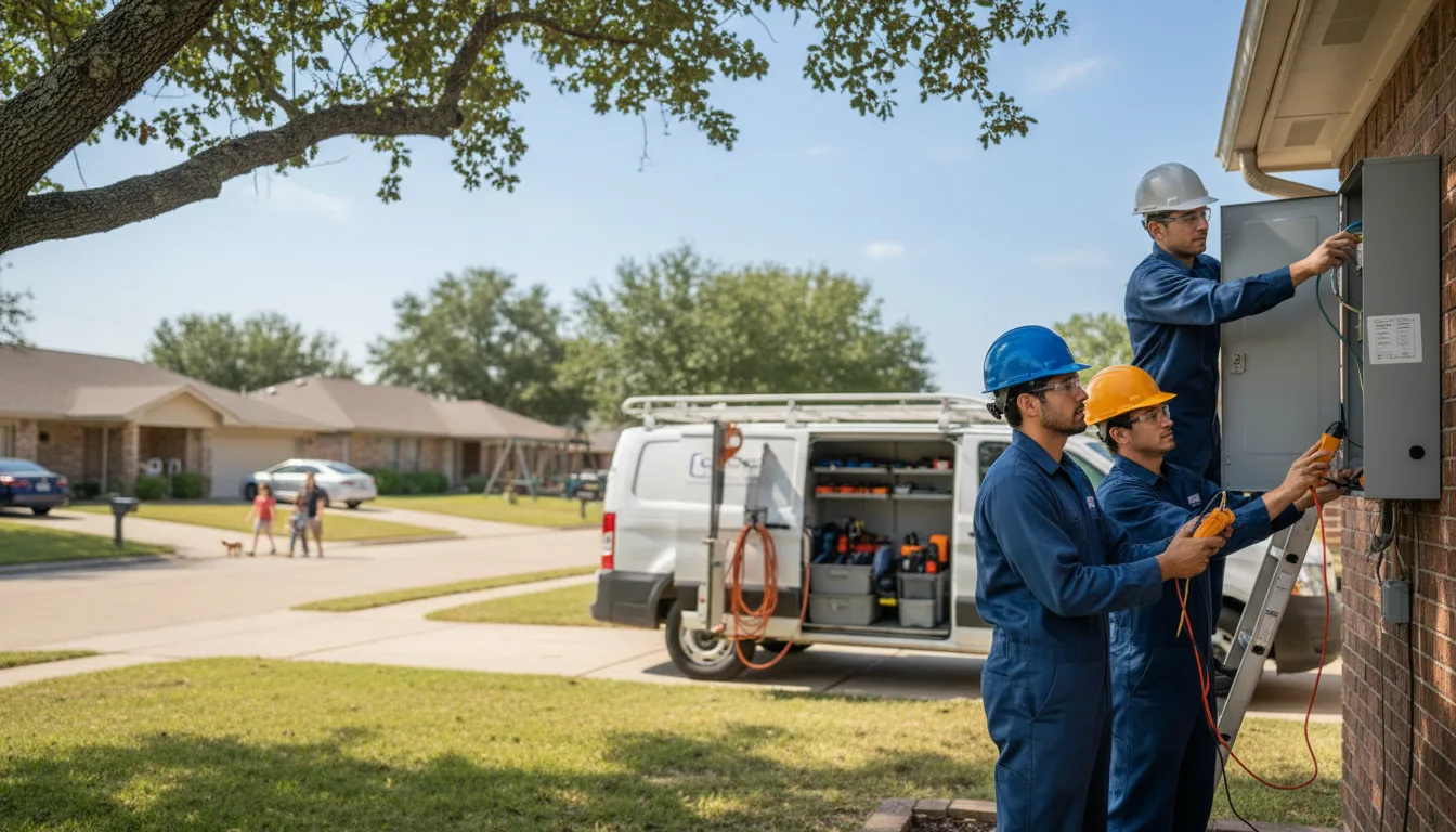 Certified electrician providing emergency electrical services in Christine, ND